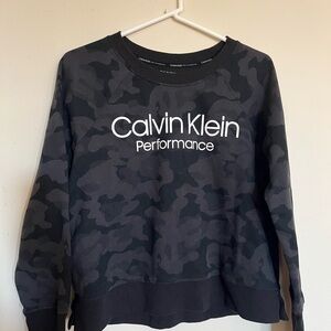 Calvin Klein Performance Black Camo Sweater